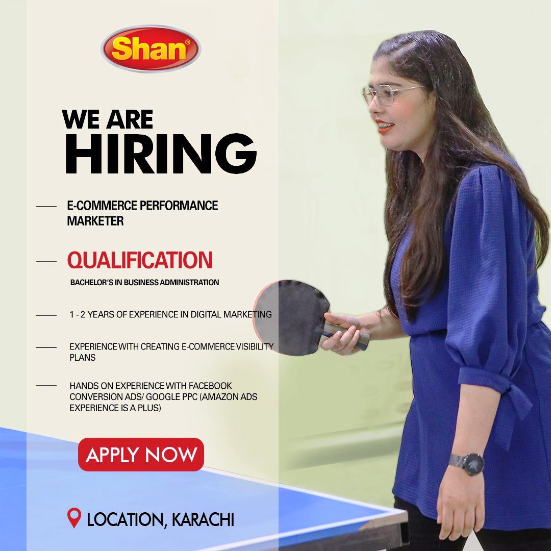 Job Opportunity at Shan  E-Commerce Performance Marketer