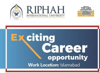 Exciting Career Opportunity at Riphah International University