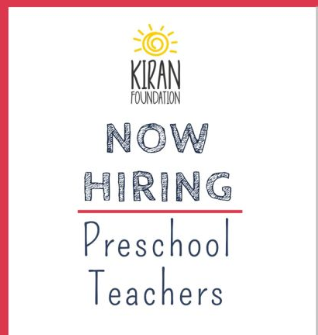 Join the Kiran Foundation Team as a Preschool Teacher in Lyari, Karachi