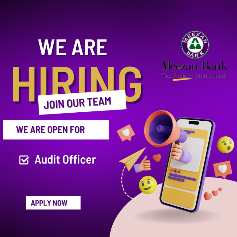 Audit Officer – Exciting Job Offer at Meezan Bank 2023
