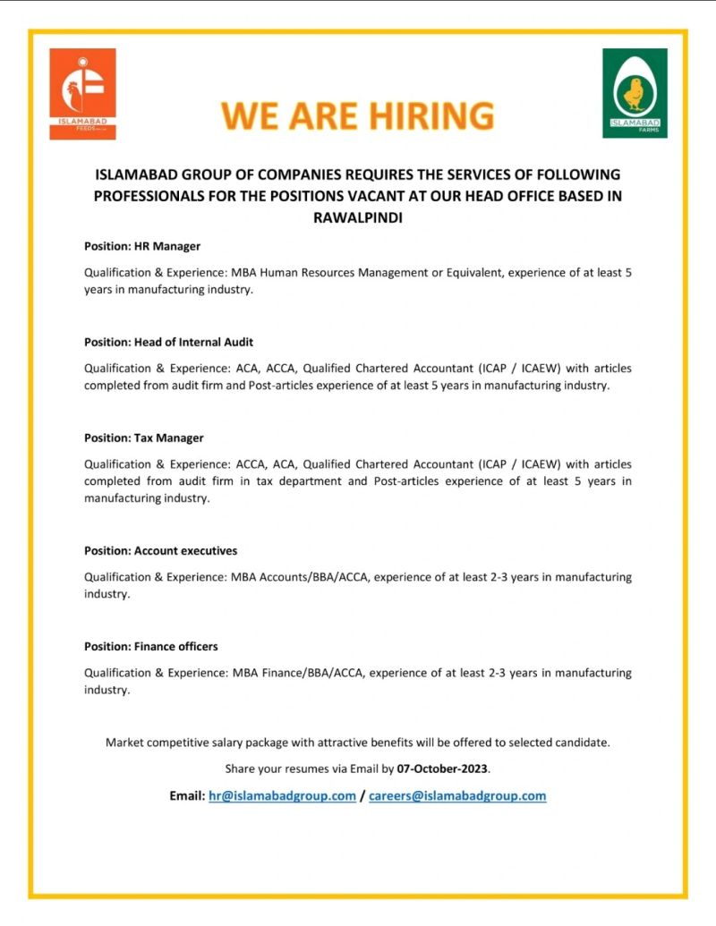 Exciting Career Opportunities at Islamabad Farms