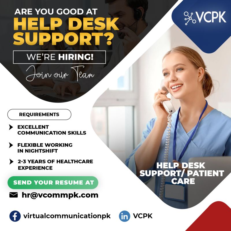 Care Positions Available at VCPK