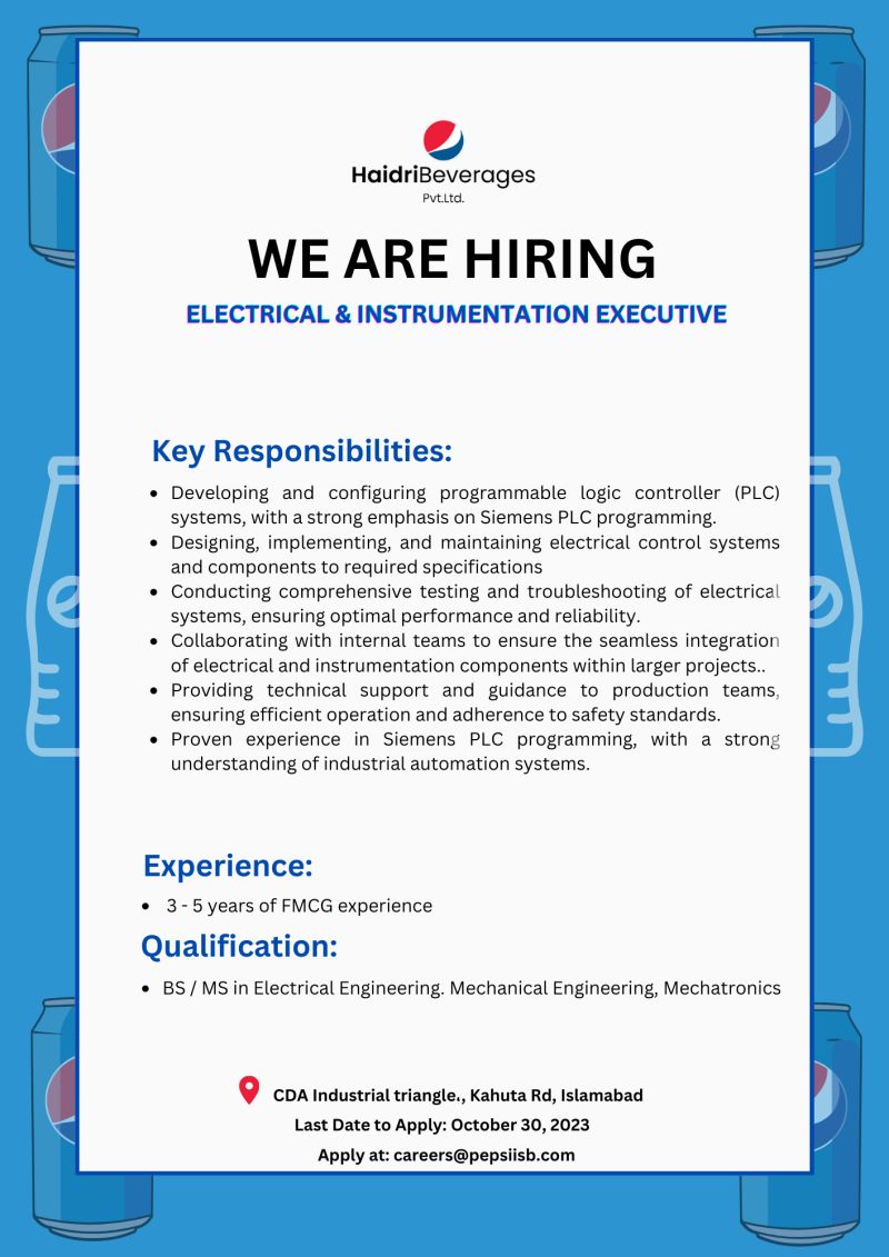 Electrical & Instrumentation Executive