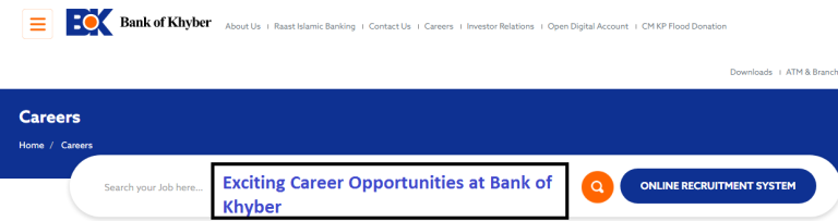 Exciting Career Opportunities at Bank of Khyber