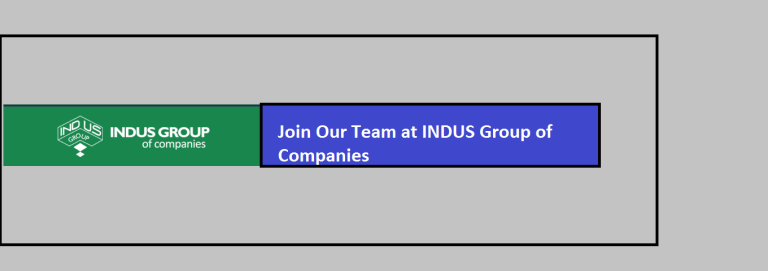 Join Our Team at INDUS Group of Companies