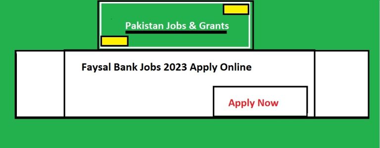 Faysal Bank Jobs 2023 Apply Online