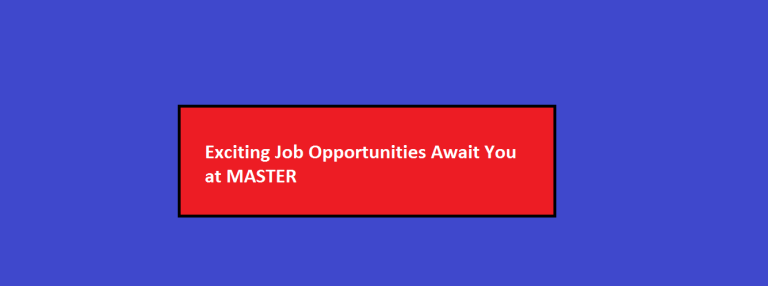 Exciting Job Opportunities Await You at MASTER – Join Our Team Today