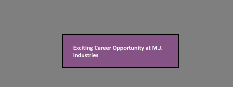 Exciting Career Opportunity at M.J. Industries: Assistant Accounts Manager Wanted