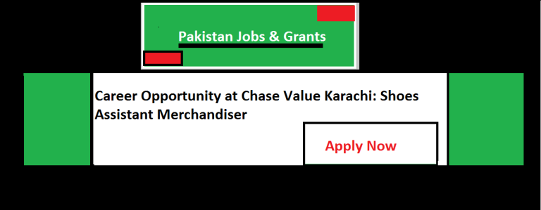Career Opportunity at Chase Value Karachi: Shoes Assistant Merchandiser