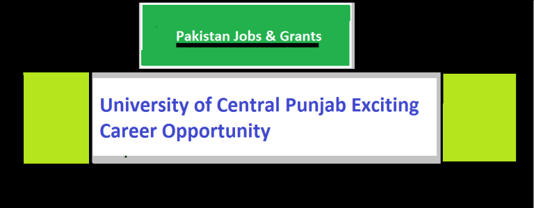 University of Central Punjab Exciting Career Opportunity