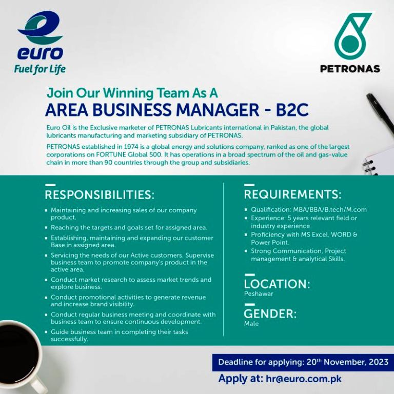Opportunity as an Area Business Manager 