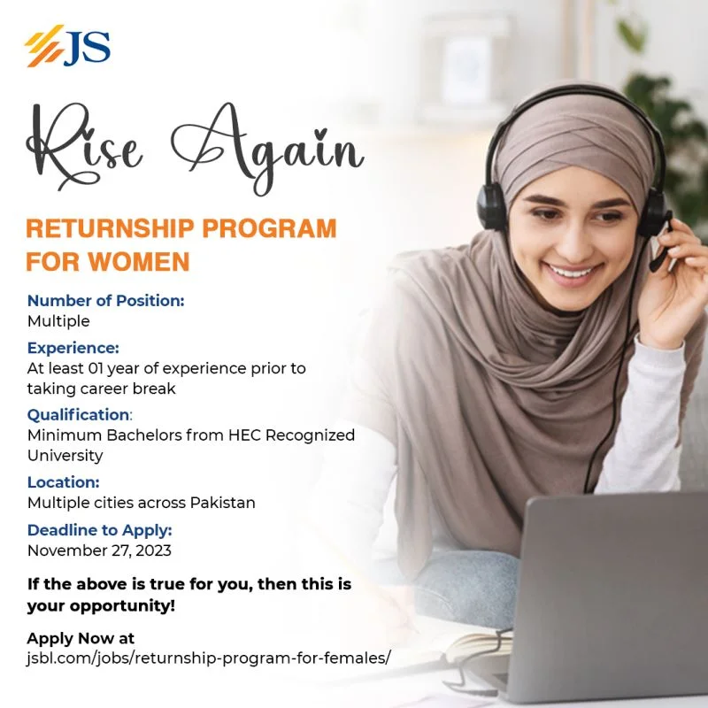 Empowering Women: JS Rise Again Returnship Program