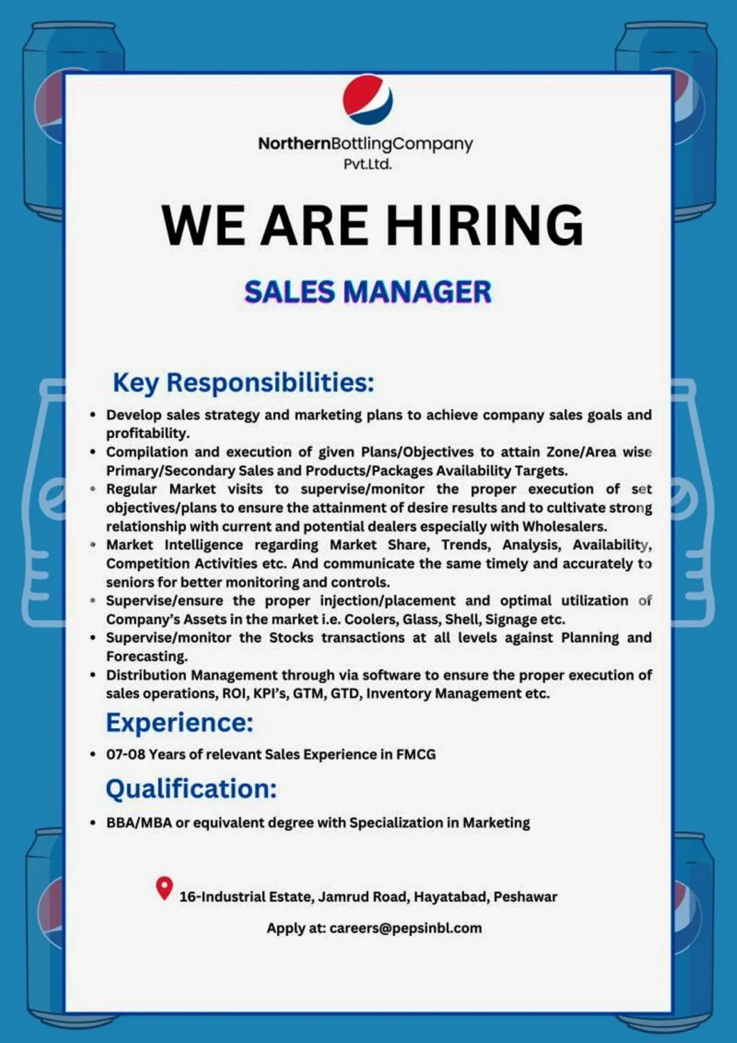 Exciting Opportunity at Northern Bottling Company 