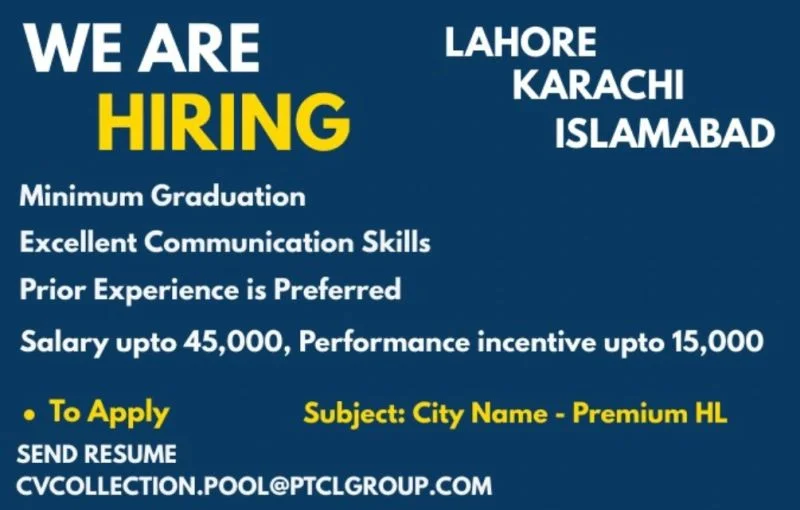 Career Opportunities at PTCLGroup 