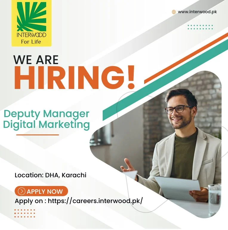 Job Opportunity: Deputy Manager Digital Marketing at Interwood
