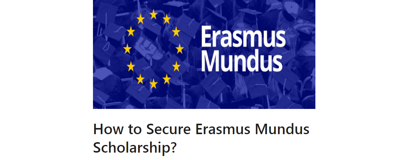 Erasmus Mundus Scholarships 
